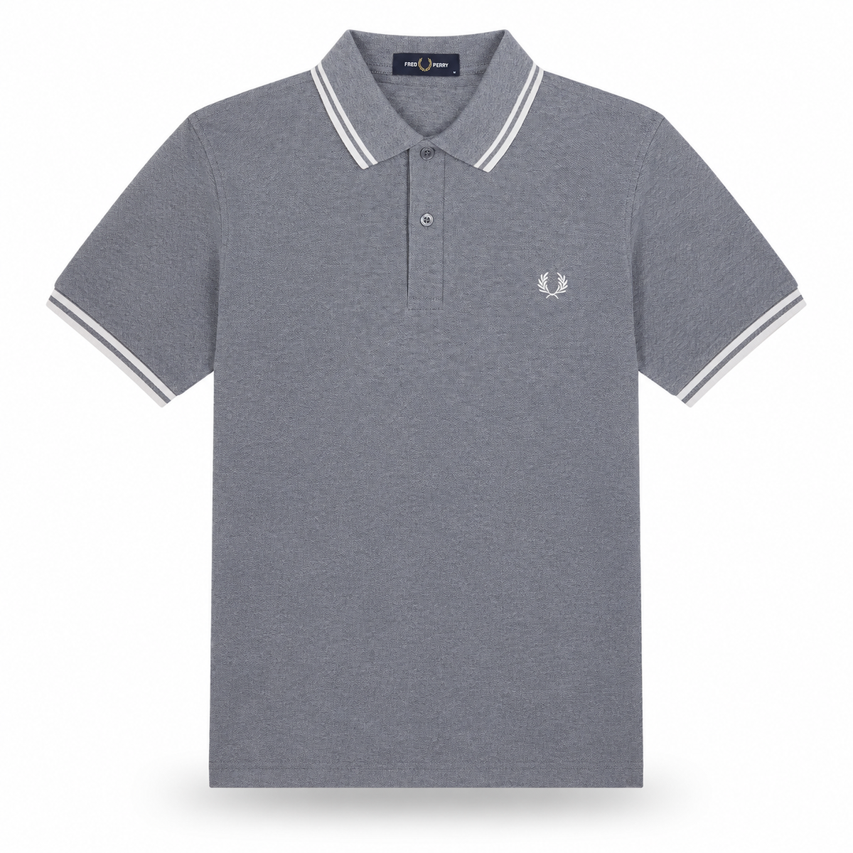 Fred Perry Men's Contrast-Tipped Cotton Polo Shirt – Slim Fit Smart-Casual Polo