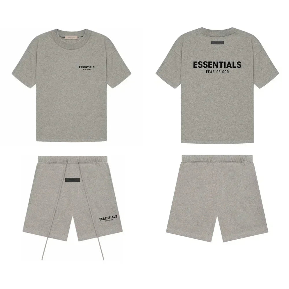 Fear of God Essentials Short Set – Premium Oversized Streetwear T-Shirt & Shorts